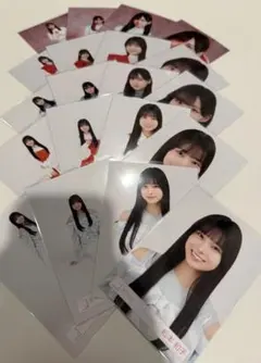 山川宇衣 櫻坂46 生写真 摩擦係数 新参者 赤白 赤緑 水色16種コンプ