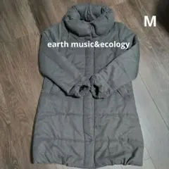 ★earth music&ecology 中綿ロングコート アウター　M