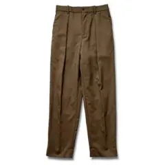 良品 MARKAWARE フロントプリーツ ペグトップ トロピカル パンツ 1
