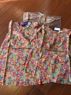 Jacadi Liberty 花柄ワンピース 88cm ヘアーバンド付きのサムネイル