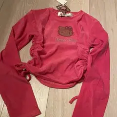 ハローキティ 長袖Tシャツ ピンク サンリオWEGO y2k ロンT クロップド