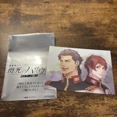 閃光のハサウェイ　キルケーの魔女　入場者特典　イラストカード　ケネス＆レーン