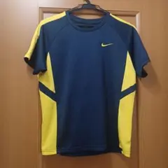 Nike Dri-FIT Tシャツ L ネイビー/イエロー