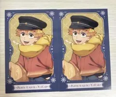 鬼滅の刃 ufotable AGF 2025 チェキ風ブロマイド 我妻善逸 2点