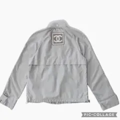 CHANEL グレー ロゴ入りアウターのサムネイル