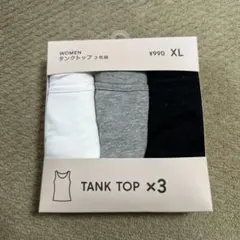 女性用タンクトップ 3枚セット XL