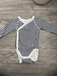 星柄ロンパース 60cm ネイビー