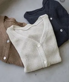 FRAMeWORK カノコ 2WAY Back開きカーディガン