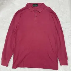 希少 90s FRED PERRY 英国製 ポロシャツ 鹿の子 L 月桂樹刺繍