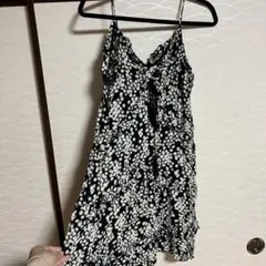 ZARA デイジー柄 ノースリーブ チュニック XS