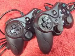 【PS2 / PS1】アナログコントローラー ゲームパッド プレステ２互換 有線