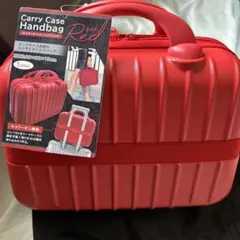 【未使用】キャリーケース　ミニサイズ　ハンドバッグ赤