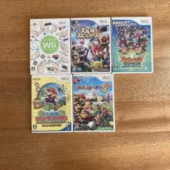wiiソフト５本セット