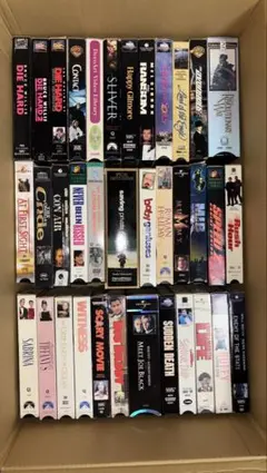 ⁠【ジャンク】北米版 洋画VHS 63点 まとめ売り 英語版 映画⁠