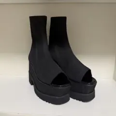 【新品】MURUA ジャガードソックブーツ 23.5