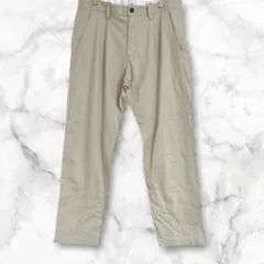 H&M ベージュ チノパン ズボン コットン混紡 L相当 カジュアル シンプル