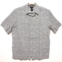 axcess レーヨン 半袖 柄シャツ チェックシャツ チェック柄