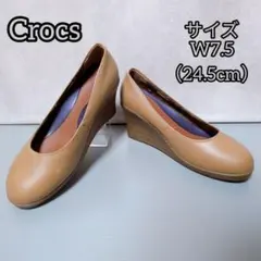 【Crocs】 クロックス （24.5cm） アレイ ウェッジヒールパンプスのサムネイル