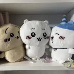 ちいかわ、うさぎ、ハチワレ　ぬいぐるみ 3点セット　プライズ商品