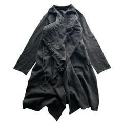 JURGEN LEHL ロングカーディガン 長袖 ブラック 刺繍のサムネイル