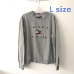 TOMMY HILFIGER グレー スウェット トレーナー