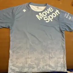 販売終了品清風カラー　Move sport デサント バレーボールTシャツ