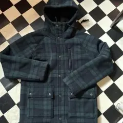 ユニクロ　内側ボア　フリースアウター　サイズS ブラックウォッチ