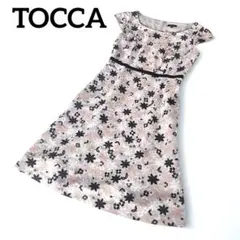 うさこ様 TOCCA トッカ ワンピース フレア 花柄 刺繍 サイズ4 TOCCA サイズ4 フラワー 刺繍 ワンピース - メルカリ