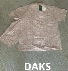 新品タグ付　DAKS ダックス　春夏パジャマ　レディース　M リップルのサムネイル