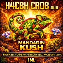 Mandarin Kush 1mL H4CBH CRDB リキッド - メルカリ