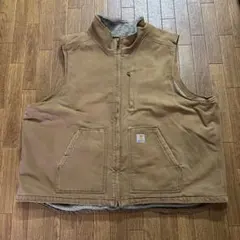 Carhartt ダック地 ベスト ボアライナーのサムネイル
