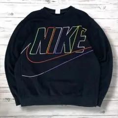 NIKE ナイキ スウェット デカロゴ 黒 XXL 1273