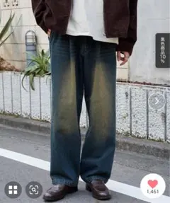 ヴィンテージライクデニムパンツ