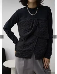 AZUL BY MOUSSYキモウフライスビスチェトップス　FREE ブラック