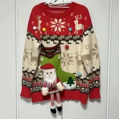 【最終値下げ希少！】￼クリスマス アグリー セーター ダサセーター 厚手 ニット