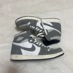 Nike Air Jordan 1 Black and Smoke Grey