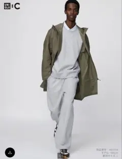 Uniqloc スウェットワイドパンツ グレー S ユニクロ