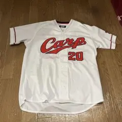 広島東洋カープ 會澤翼 ユニフォーム ミズノ製 Lサイズ - メルカリ