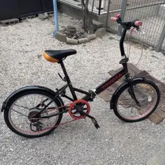 ワンピース　ルフィー折りたたみ自転車 レア ほぼ新品 ワンピース 懸賞品 20インチ？ 折りたたみ自転車 ルフィ