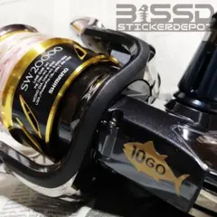 リール用ライン号数ステッカー 10枚セット！釣り！魚種50種類送料込！のサムネイル