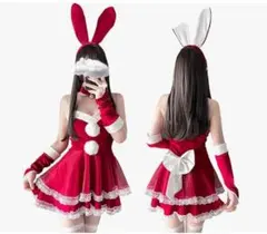 サンタ コスプレ ウサギ クリスマス パーティー 5点セット