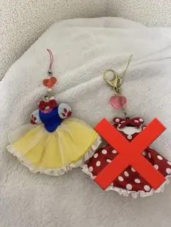 ディズニー ドレススマホクリーナーストラップ白雪姫