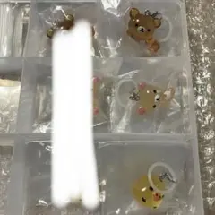 リラックマ　クリアマスコットチャーム　3つセット　コリラックマ　キイロイトリ