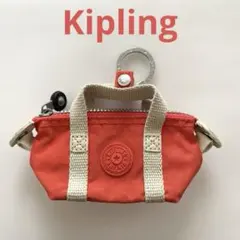 Kipling キプリング ミニバッグ　バッグチャーム　オレンジのサムネイル
