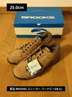 新品 BROOKS ブルックス スニーカー 25.0cm バーナビーGB (L)のサムネイル