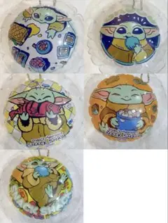 マンダロリアン グローグー バルーンキーホルダー お菓子 ごはん マカロン ①