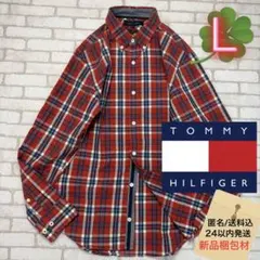 ■TOMMY HILFIGER ボタンダウン タータンチェックシャツ