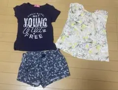 H&M チュニック　ボトムスandティシャツ♡3枚セット