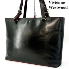 Vivienne Westwood ヴィヴィアン トートバッグ レザー 黒 A4