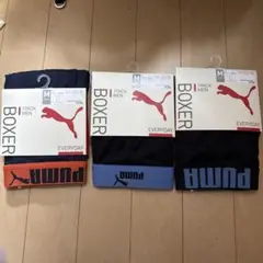 【新品タグ付き】　プーマ　メンズ ボクサーパンツ　3枚　Mのサムネイル